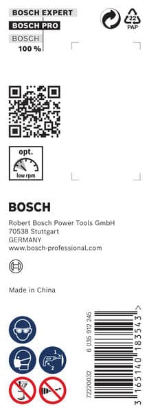 BOSCH Holzschlangenbohrer, Sechskant 18 x 385 x 450 mm, d 11,1 mm