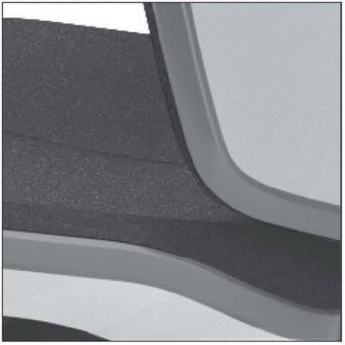 BIMOS Arbeitsdrehstuhl Neon Bodengleiter+Aufstiegshilfe o.Polsterelement grau