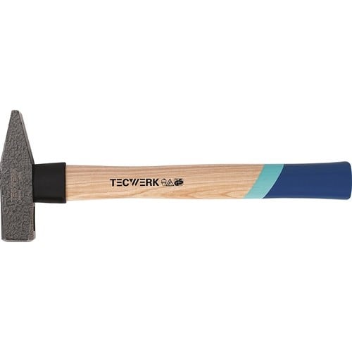 TECWERK Schlosserhammer 600g Stiel-L.320mm Hickory m.Nylonschutzhülse TECWERK