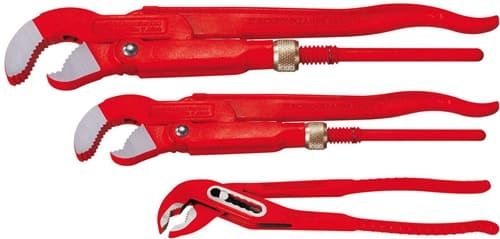 ROTHENBERGER Zangenset 3-tlg.f.Rohre 1-1 1/2,10 Zoll ROTHENBERGER