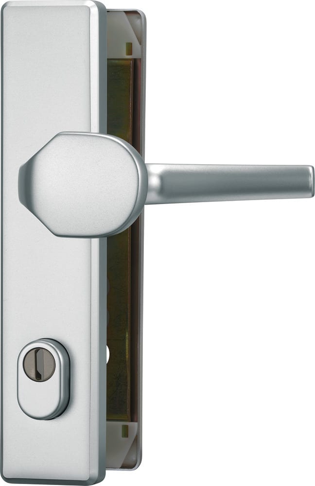 ABUS Schutz-Wechselgarnitur mit Langschild KLZS714, eckig, Aluminium, 20354