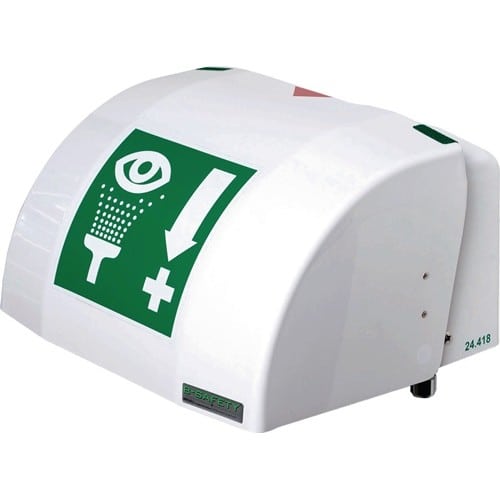 B-SAFETY Augendusche PremiumLine m.Auffangbecken+Abdeck.Wm.3/8 AG Zoll B-SAFETY
