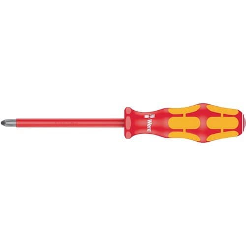 WERA Schraubendreher 162 i Gr.PH 2 Klingen-L.100mm VDE isol.Lasertip-Spitze WERA