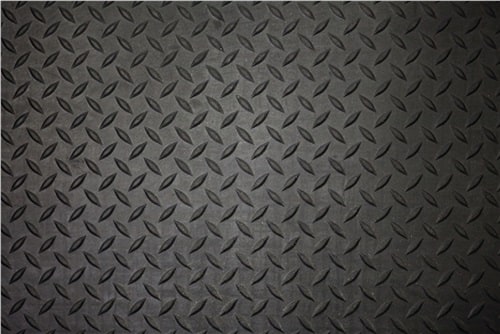 MILTEX Arbeitsplatzbodenbelag Fertigmatte L710xB780xS13mm schwarz Naturkautschuk