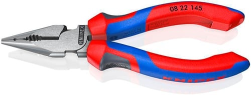 KNIPEX Spitzkombizange L.145mm pol.Comfort-Griff schwarz atram.KNIPEX