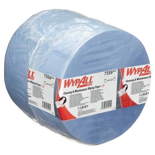 KIMBERLY-CLARK Wischtuch WYPALL L30 7359 L.ca.380 mmxB.ca.350mm blau 1000 Tü./Rl.
