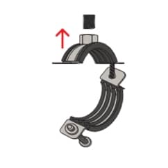 FISCHER Rohrschelle FRS 3/8" A2