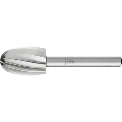 PFERD TOOLS Frässtift O1625 D.16mm Kopf-L.25mm Schaft-D.6mm HSS Verz.ALU PFERD