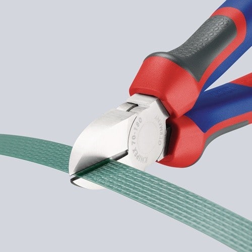 KNIPEX Seitenschneider L.180mm Kopf verchr.Comfort-Griff KNIPEX