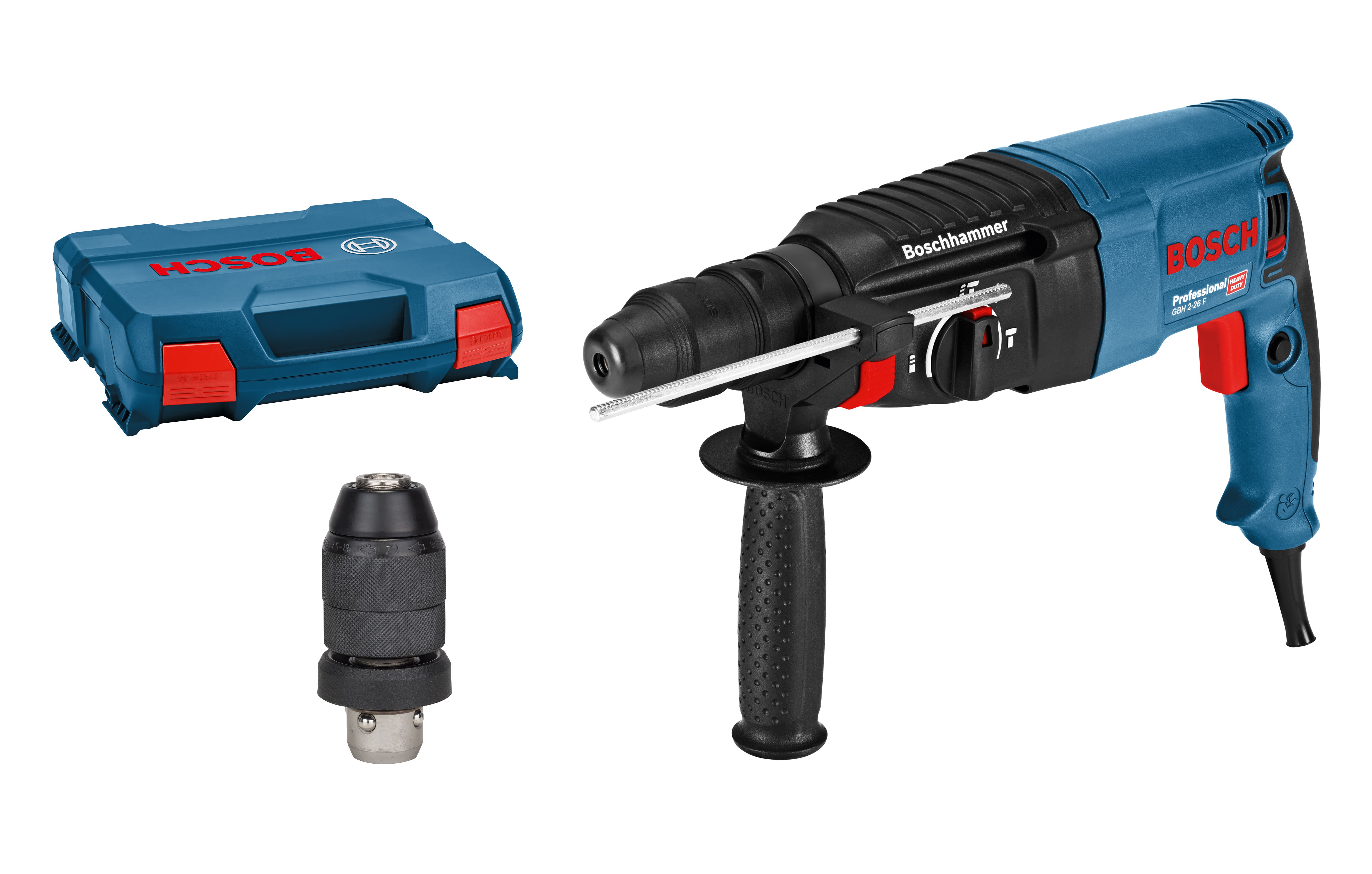 BOSCH Bohrhammer mit SDS plus GBH 2-26 F, Handwerkerkoffer