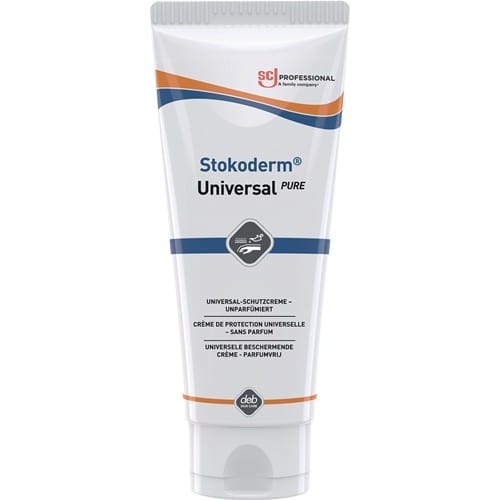 SC JOHNSON PROFESSIONAL Hautschutzcreme Stokoderm Univ.PURE 100ml unparfümiert weiß Tube