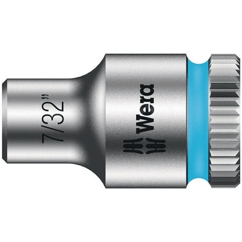 WERA Steckschlüsseleinsatz 8790 HMA Außen-6-kant SW7/32Zoll L.23mm Vierkant1/4Zoll CV
