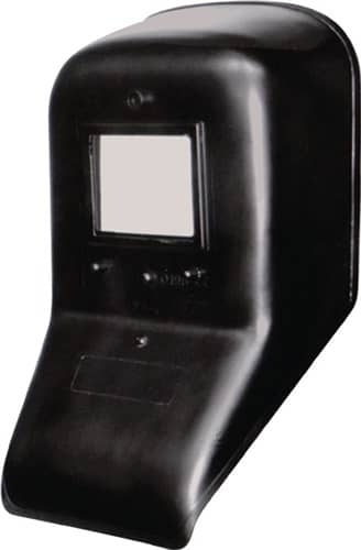 SCHMICO Schweißerschutzschild m.DIN-9-Glas u.Vorsatzglas 90x110mm Ku.SCHMICO
