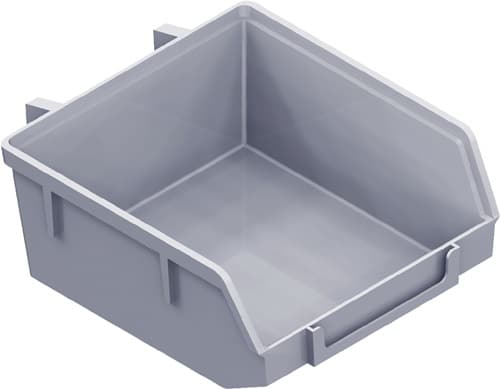 ALFER ELEMENT SYSTEM Kunststoff-Minibox Ku.weiß B.90mm T.90mm H.40mm ALFER ALUMINIUM