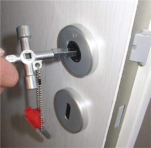 SCHUEBO Schaltschrankschlüssel 820 M03 13 Funktionen m.Bitadapter SCHUEBO