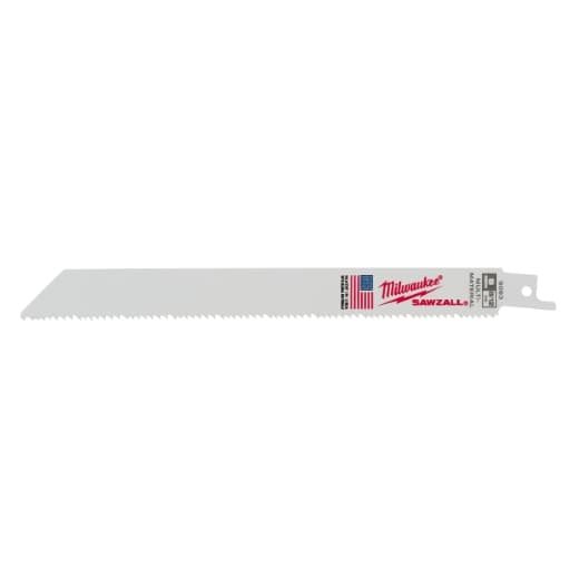 MILWAUKEE 200 x 3,2/2,1 mm (8/12 TPI) Säbelsägeblatt General Purpose, flexibel