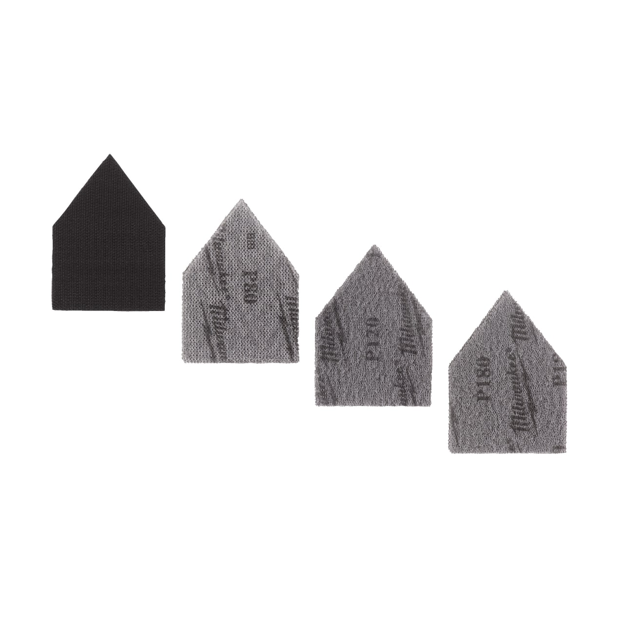 4 x K80, 4 x K120, 4 x K180, 1 x Zwischenplatte Schleifblätter Netzstruktur für M12FDSS 67 x 92 mm Set 13-teilig