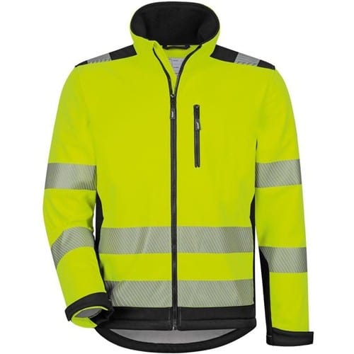 ELYSEE Warnschutz-Softshelljacke RYAN Gr.2XL (62/64) gelb/schwarz ELYSEE