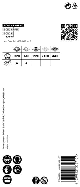 BOSCH EXPERT Tough Material Lochsäge, 40 x 60 mm. Für Dreh- und Schlagbohrer