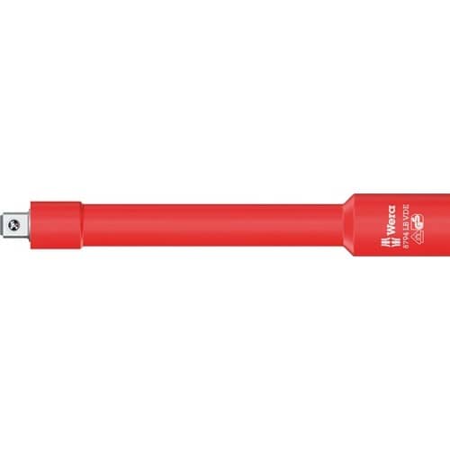 WERA Verl.8794 LB VDE 3/8 Zoll L.166mm Aussenvierkant/Innenvierkant WERA