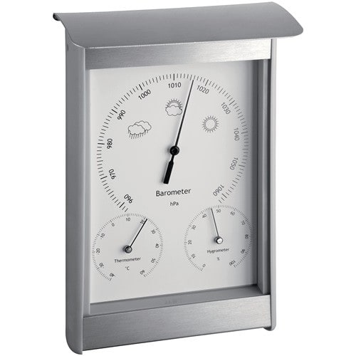 TFA Wetterstation H215xB145xT70mm silber/weiß Alu/KU f.innen/außen TFA