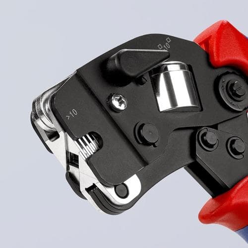 KNIPEX Crimpzange L.190mm 0,08-10,0+16 (AWG 28-5 ) mm² brün.2K-Hülle KNIPEX