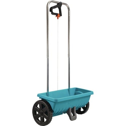 GARDENA Streugutwagen 12,5l Ku.türkis/schwarz Bereifung m.Stollenprofil 0,45m GARDENA