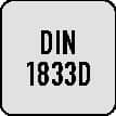 MAYKESTAG Winkelfräser DIN 1833D TypN D.25mm 60Grad HSS-Co Z.10 MAYKESTAG