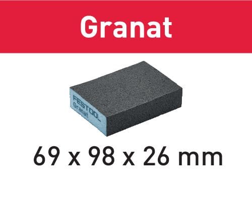 FESTOOL Handschleifblock Granat 69x98x26 120 GR/6 201082