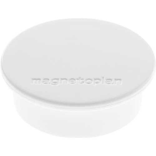 MAGNETOPLAN Magnet Premium D.40mm weiß MAGNETOPLAN