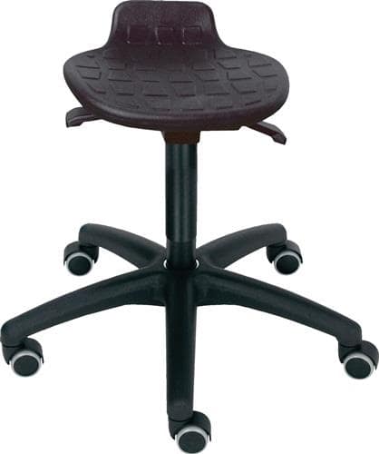 Drehhocker PU-Schaum schwarz LOTZ