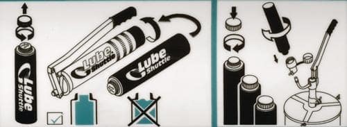MATO Lithiummehrzweckfett Lube-Shuttle MULTI basic 2M 400g hell Schraubkartusche MATO