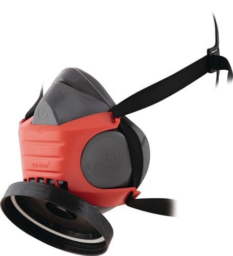 EKASTU Atemschutzhalbmaske Polimask GAMMA/Silikone EN 140 o.Filter,Silik.