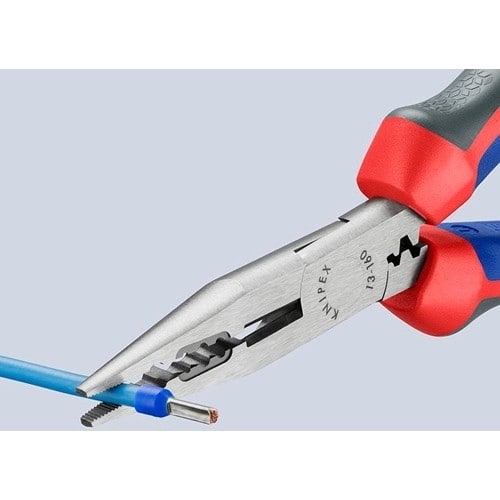KNIPEX Verdrahtungszange L.160mm 0,5-0,75/1,5/2,5mm² pol.Comfort-Griff KNIPEX