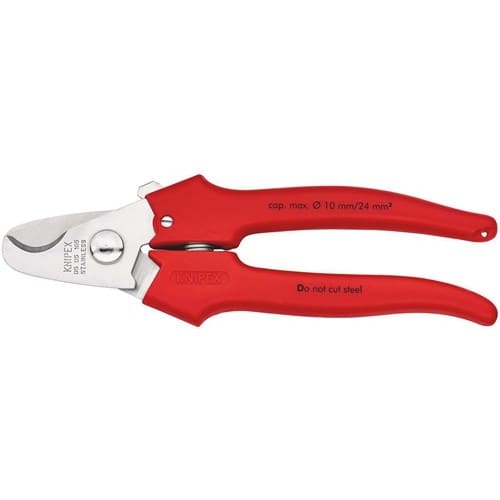 KNIPEX Kabelschere L.165mm Kopf pol.Ku.umspritzt KNIPEX