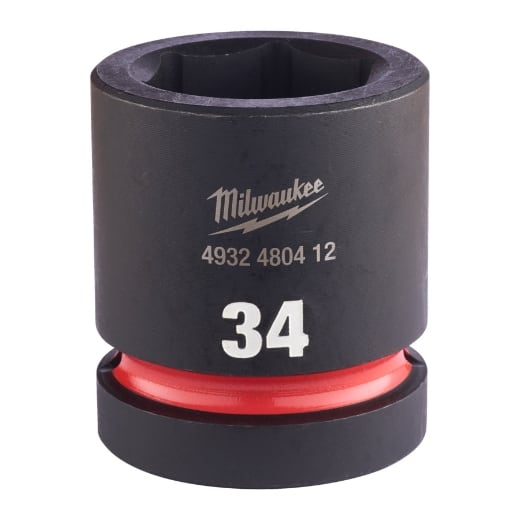 MILWAUKEE 34 x 62 mm SHOCKWAVE Schlagnuss 1" kurz