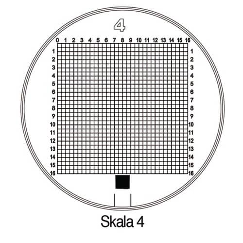 SCHWEIZER Standlupe Tech-Line Vergr. 8x Vario Skala 1,2,3,4,5 6tlg. Schweizer
