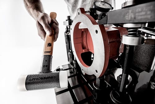HALDER Schonhammer SUPERCRAFT L.365mm Kopf-D.45mm Hickory rückschlagfrei