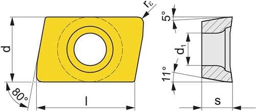 Wendeschneidplatte TECWERK