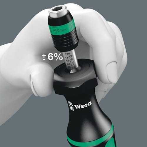 WERA Drehmomentschraubendrehersatz KK 60 Torque 17-tlg.1,2-3 Nm einstellb.WERA