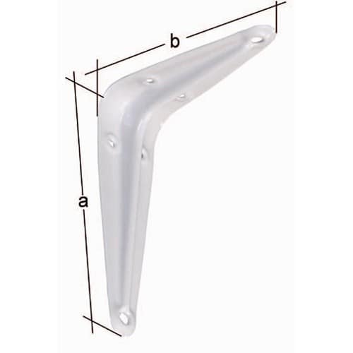 GAH Konsole L.100mm H.125mm STA weiß lack.Trgf.39kg GAH
