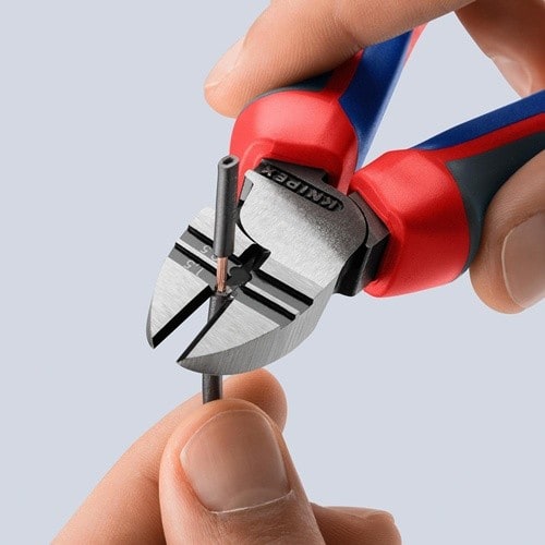 KNIPEX Abisolierseitenschneider L.160mm 1,5/2,5mm² pol.Mehrkomp.-Hüllen KNIPEX