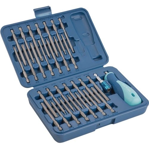 TECWERK Bitsortiment 30-tlg.Schlitz/PH/PZD/TX-BO/6Kt.TECWERK