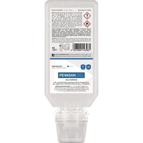 PAUL VOORMANN Hände-Desinfektionsmittel Pevasan Gel 1l Softflasche PAUL VOORMANN