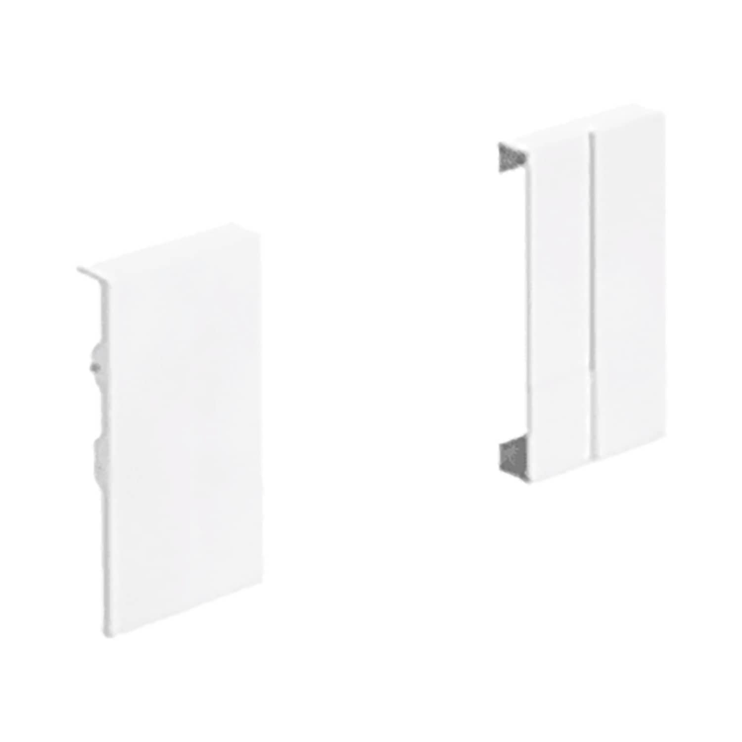 HETTICH Verbinder für Aluminiumfront InnoTech Atira, 70 mm, links und rechts, weiß, 9196348