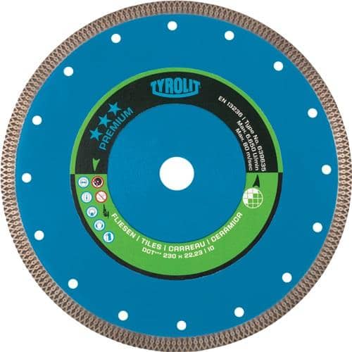 TYROLIT Diamanttrennscheibe Premium D.125mm Bohr.22,23mm Fliesen