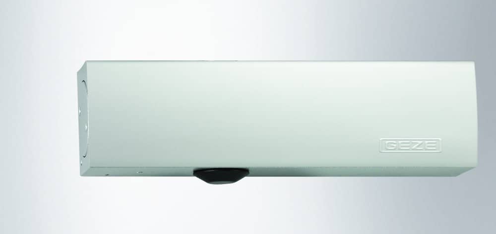 GEZE Türschließer TS 3000 V Set mit Gleitschiene, Aluminium, silber
