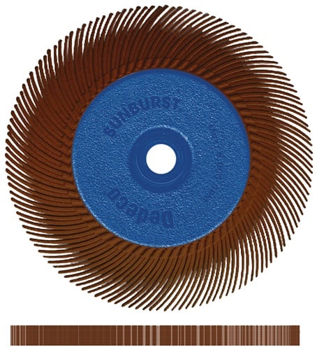 TYROLIT Radialbürste SUNBURST Ø152xB12,7x25,4mm 36 Alox/Korund TYROLIT