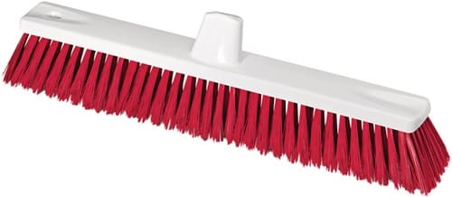 HACCP-Besen L.450mm Borstenstärke 0,50mm rot