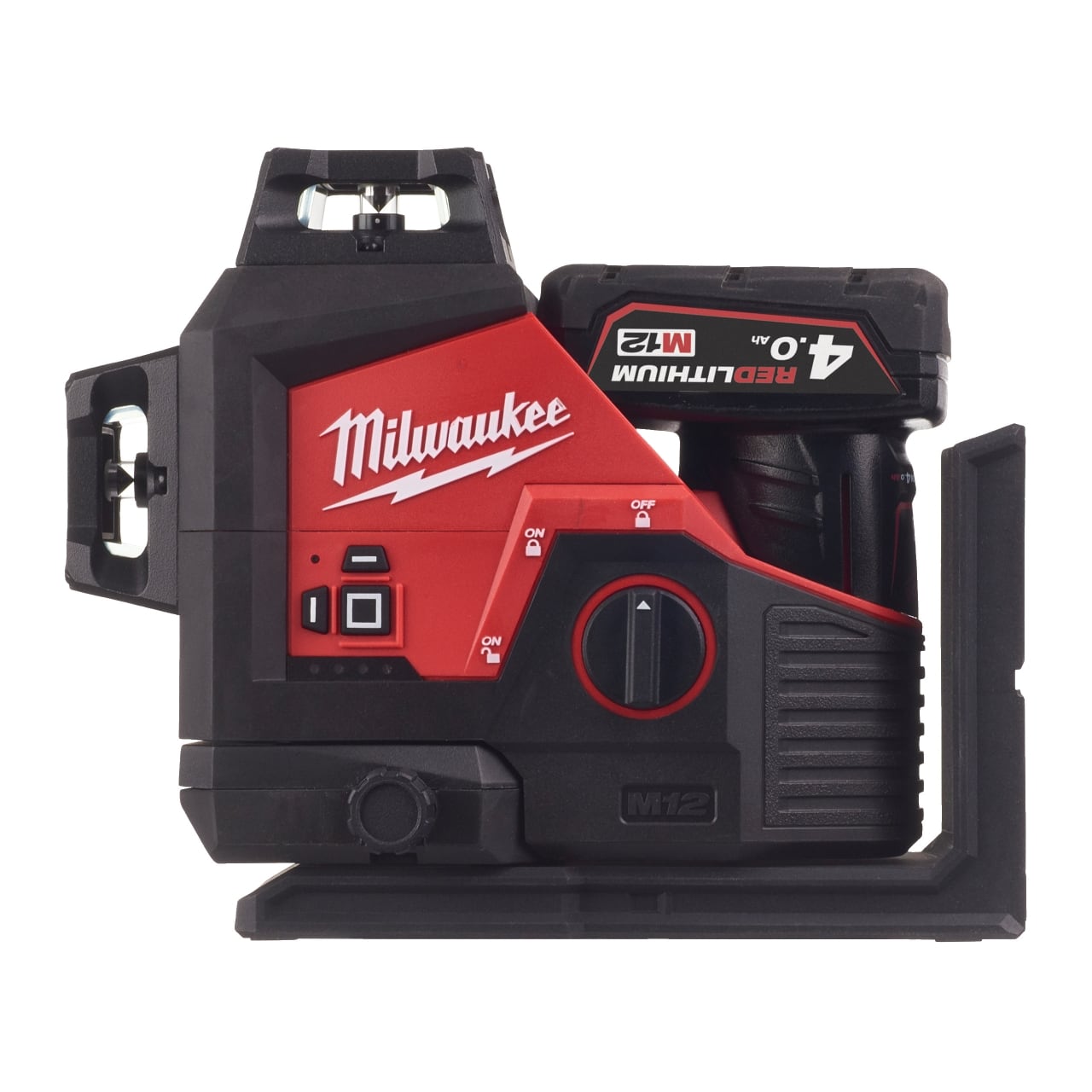 MILWAUKEE M12™ Akku-Kreuzlinienlaser 3 x 360° M123PL-401C